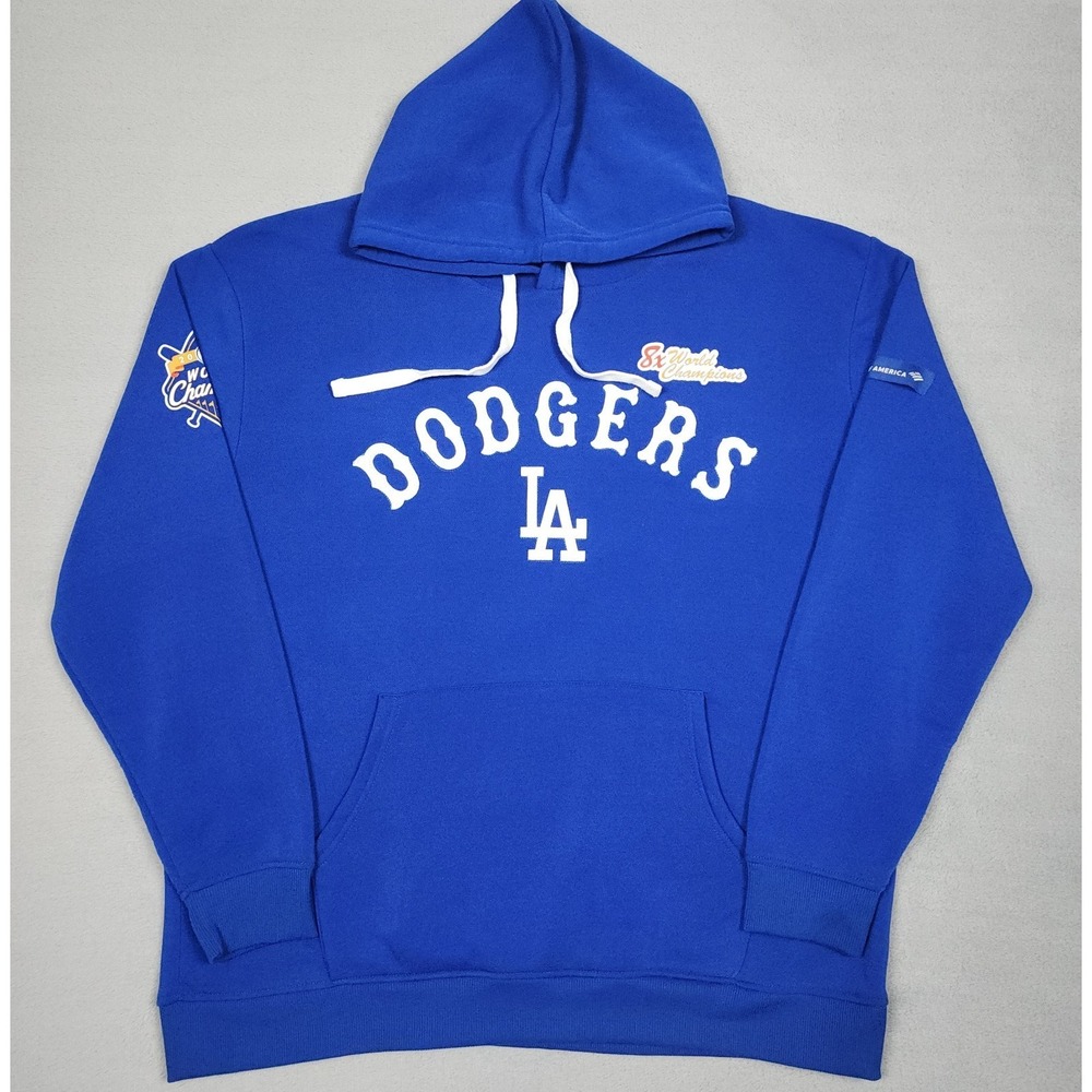 Los Angeles Dodgers Hoodie Mens XL Blue 2024 World Champions Pullover MLB